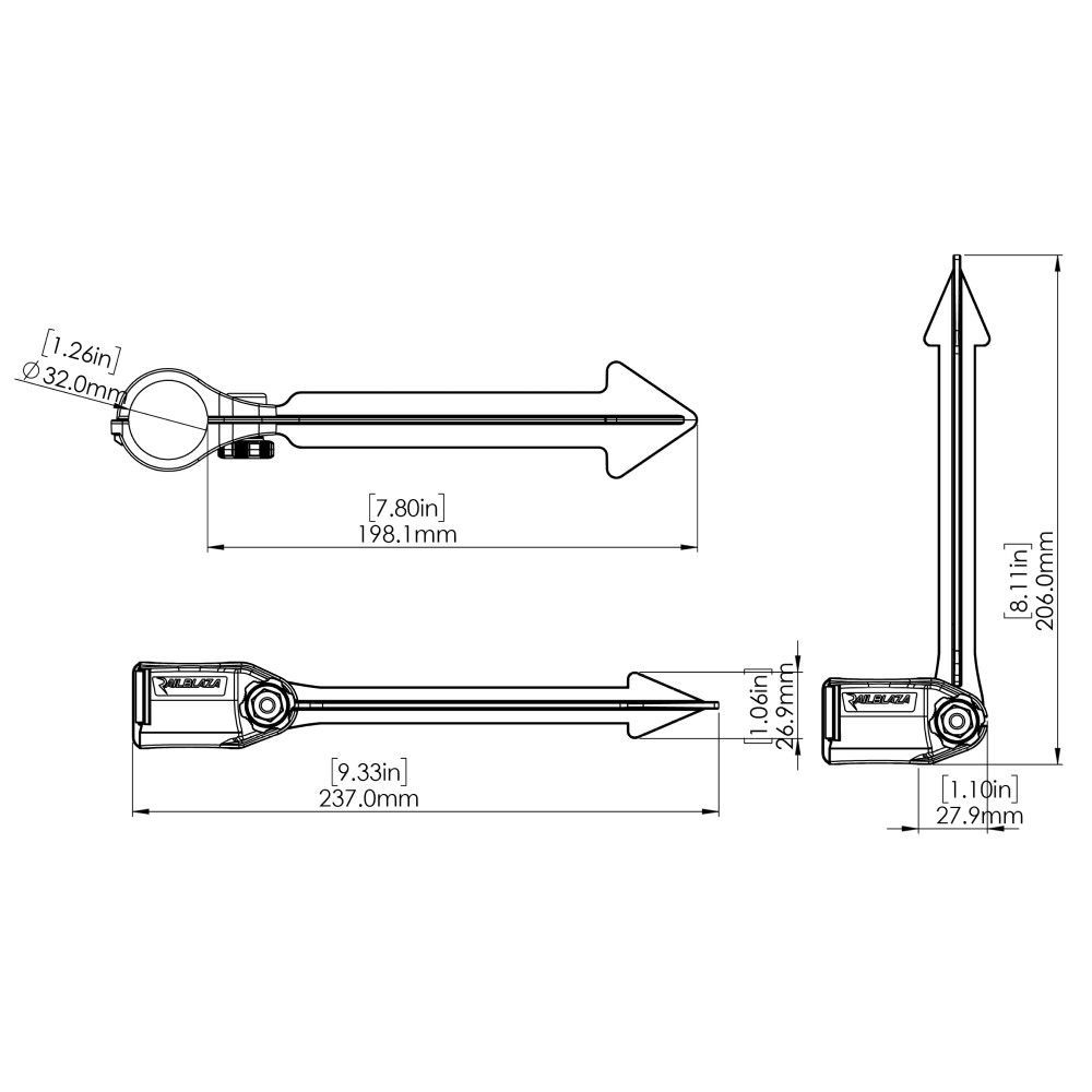 Railblaza Straight Shooter - Live Sonar Arrow Indicator
